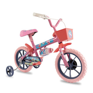 Bicicleta Infantil Com Rodinha Menina Aro 12 Peppa Rosa Verden Bikes