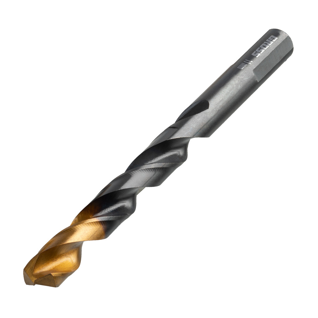 BROCA ACO RAPIDO PROFISSIONAL, NITRETO DE TITANIO, PARA METAL, 11MM, 1PC // GROSS