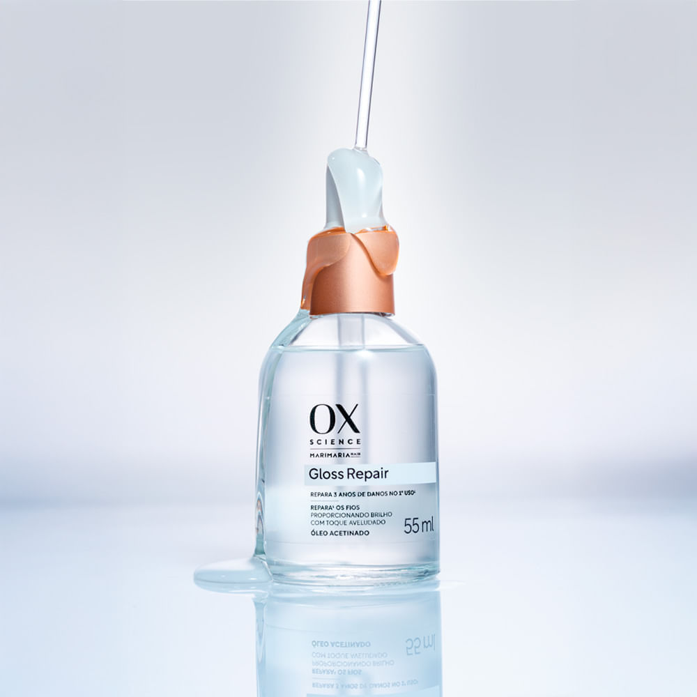 Detalhes do Óleo Capilar OX Science Gloss Repair By Mari Maria 55ml