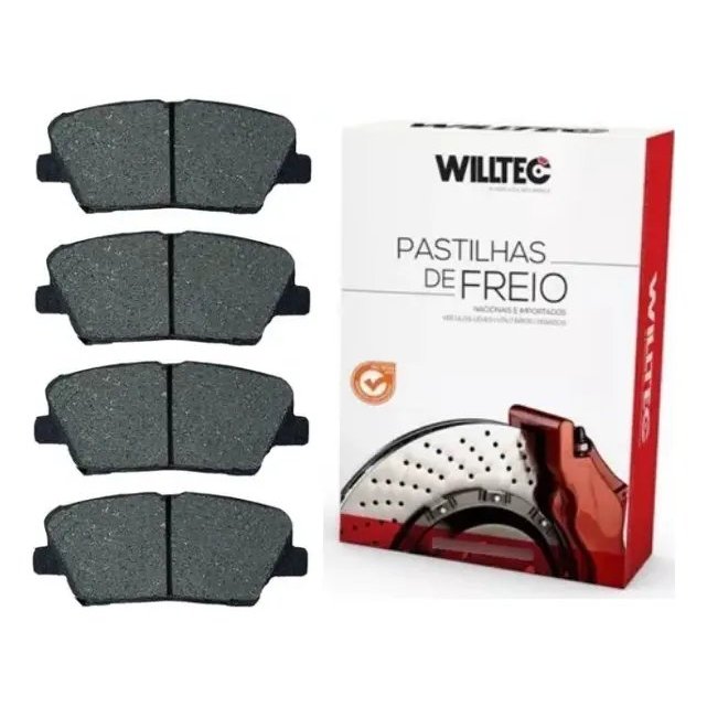 PAstilha Freio Traseira Azera 3.3 2006 a 2011 Santa Fe 2.0 2.7 2001 a 2006 Sonata 2004 a 2009