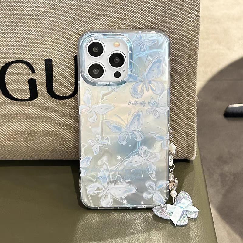 Moda Bowknot Borboleta Flash Caso Para Samsung Galaxy S26 Ultra S25 FE S24 Plus S23 A27 A37 A57 A17 A07 A56 A55 Menina P