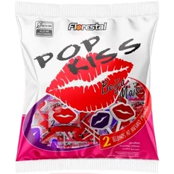 Pirulito Pop Kiss Beija Mais Cereja 120g - Florestal
