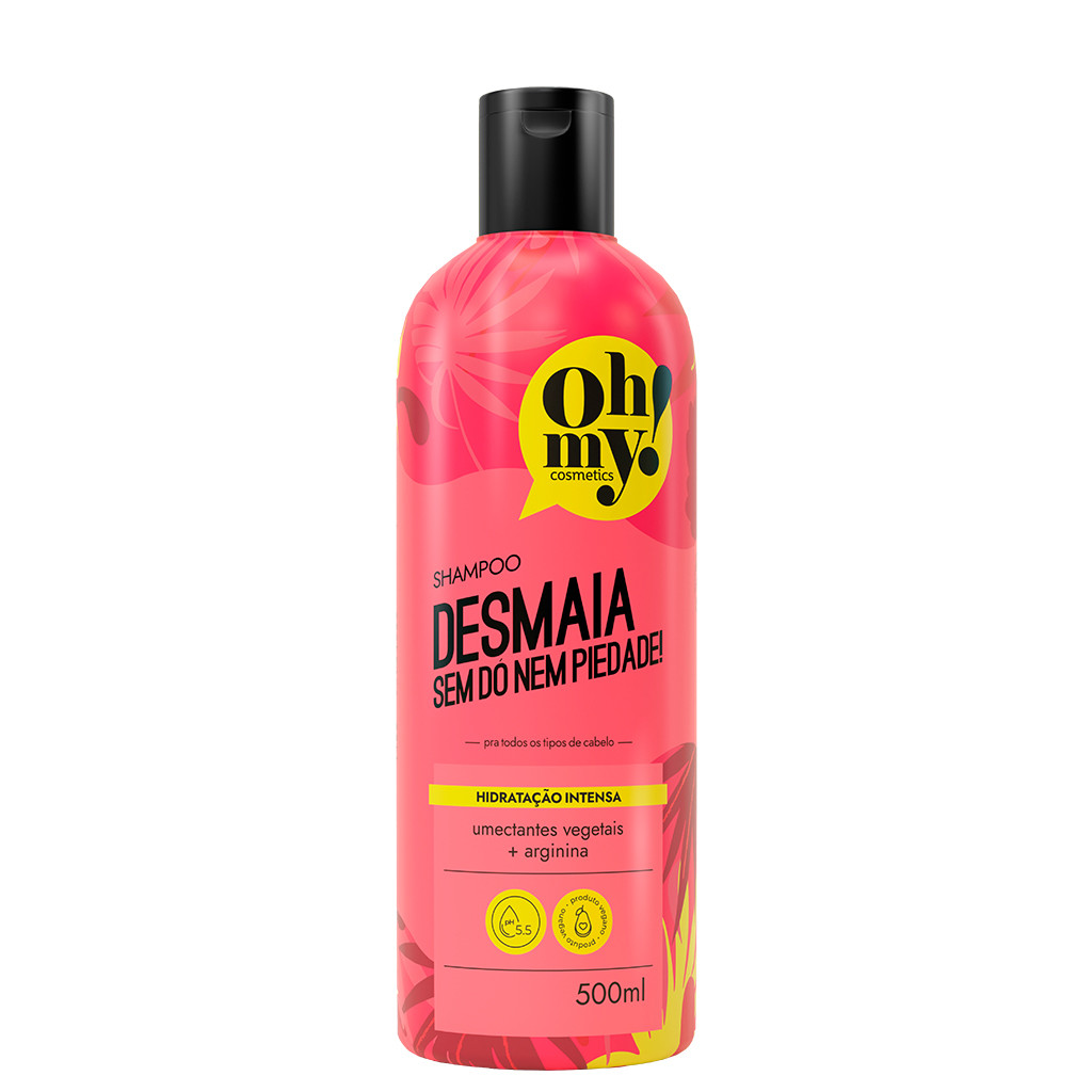Shampoo Desmaia sem dó nem piedade! 500ml Oh My | Hidratação intensa para todos os tipos de cabelo