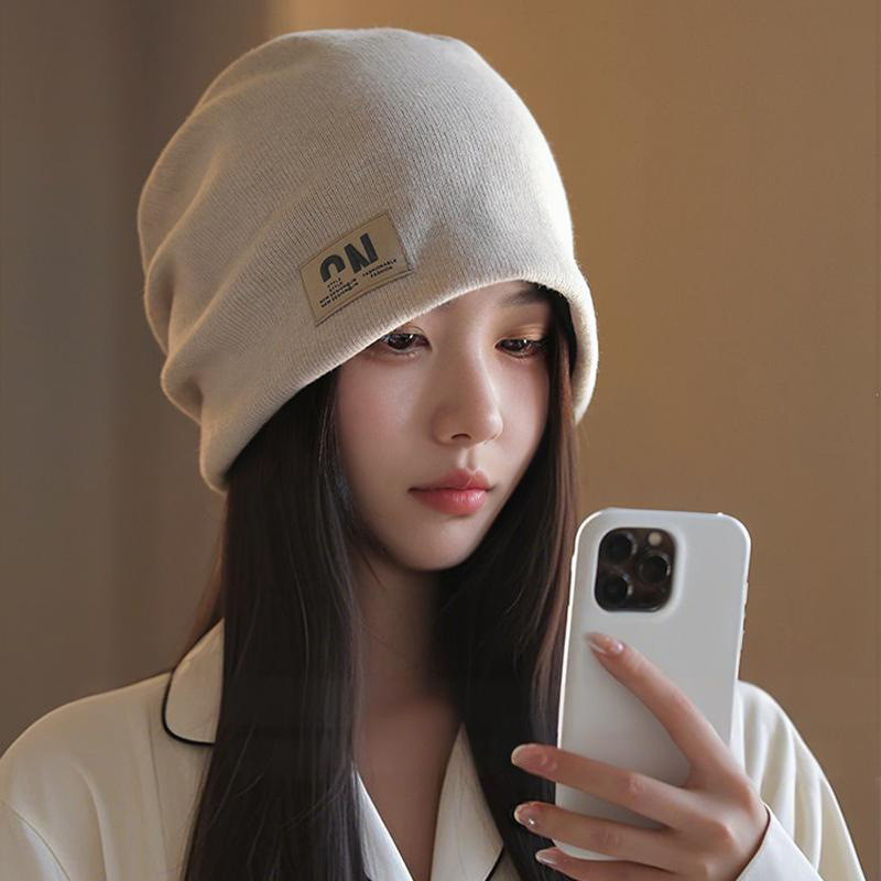 Gorro simples para circunferência de cabeça grande, gorro pós-parto à prova de frio, gorro de vestir, faixa térmica para