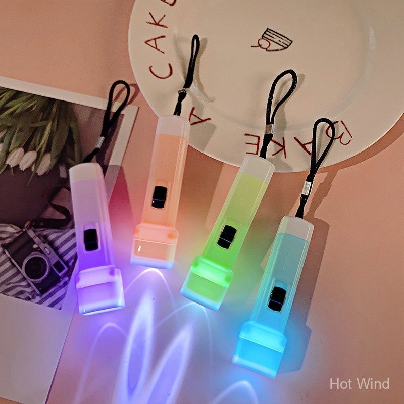 10/12/20 Unidades Mini LED Lanterna Colorida Candy Com Corda Para Chaveiro E Lembrancinha E Brindes De Festa