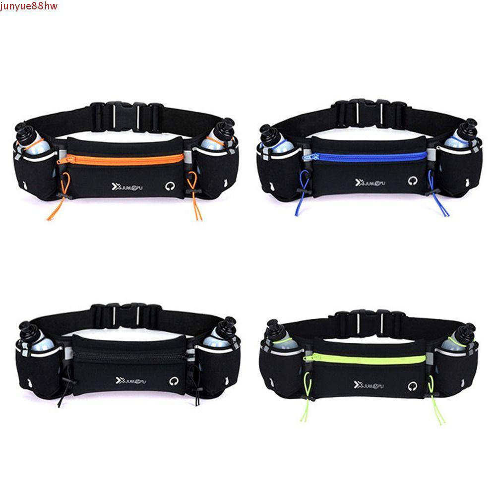 JUNYUE Bolsa De Corrida Para Maratona , Com Garrafa De Água , Cinto , Cintura , Hidratação