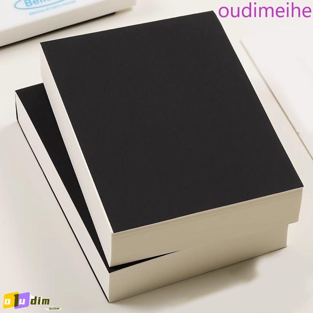 Caderno De Rascunho Em Branco OUDIMEIHE , Escritório DIY Espesso A6 , Papel De Mensagem Fácil De Rasgar Bloco De Notas D