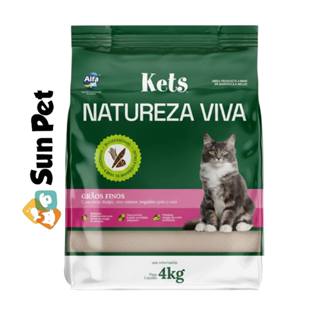 Areia para Gato Higiênica Biodegradável Kets Milho e Mandioca Grãos Finos e Médios em Oferta na Shopee