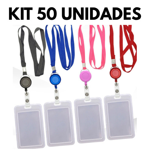 10/20/30/40/50 Unidades Porta Crachá Escolar com Cordão Para Bilhete, Cartão e Eventos em Oferta na Shopee