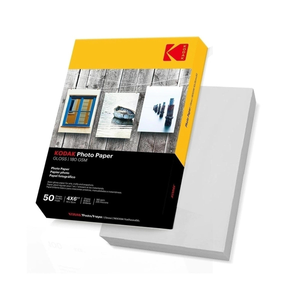 Papel Fotográfico 10x15 180g Kodak 50 Folhas