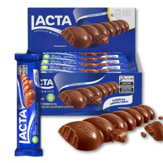 Chocolate ao Leite Lacta Kit 12 Barrinhas 28g em Oferta na Shopee