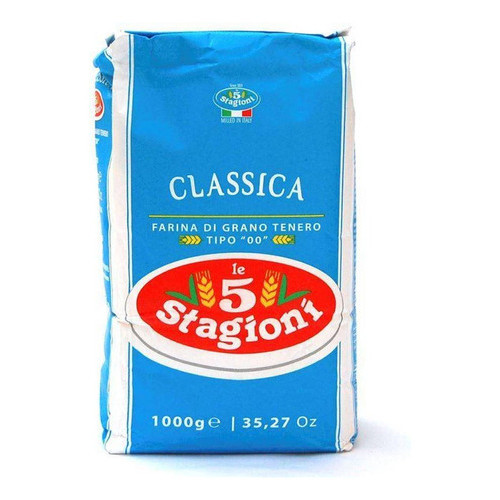 Farinha de Trigo Italiana Clássica Tipo 00 1kg Le 5 Stagioni em Oferta na Shopee