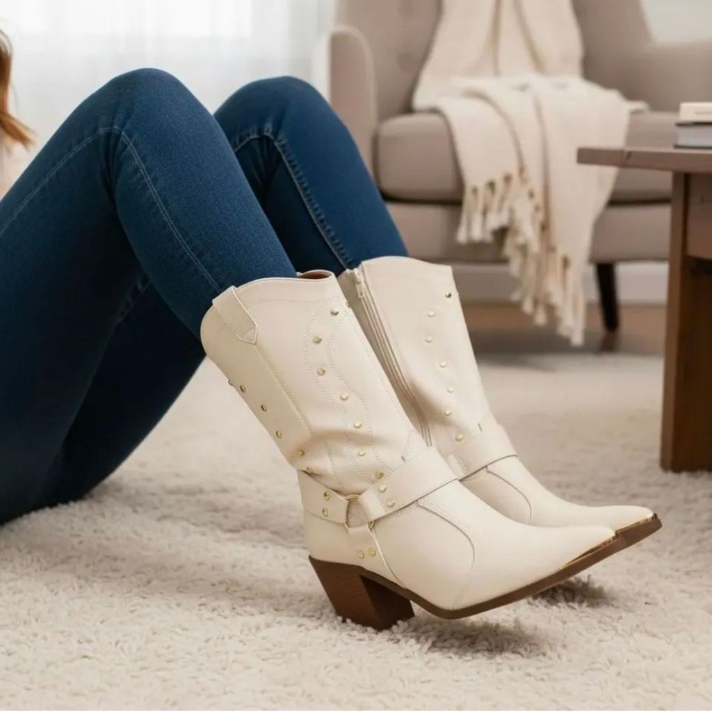 Bota Western Texana Bico Fino Vizzano Feminina 3113102