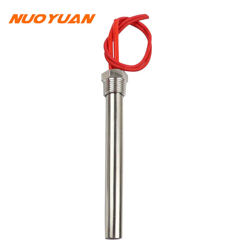 Aquecedor De Cartucho 220v 3/4 " (25mm) Rosca Elemento De Aquecimento De Água Tubular De Imersão 0.25KW/0.5KW/1KW/1.5KW/