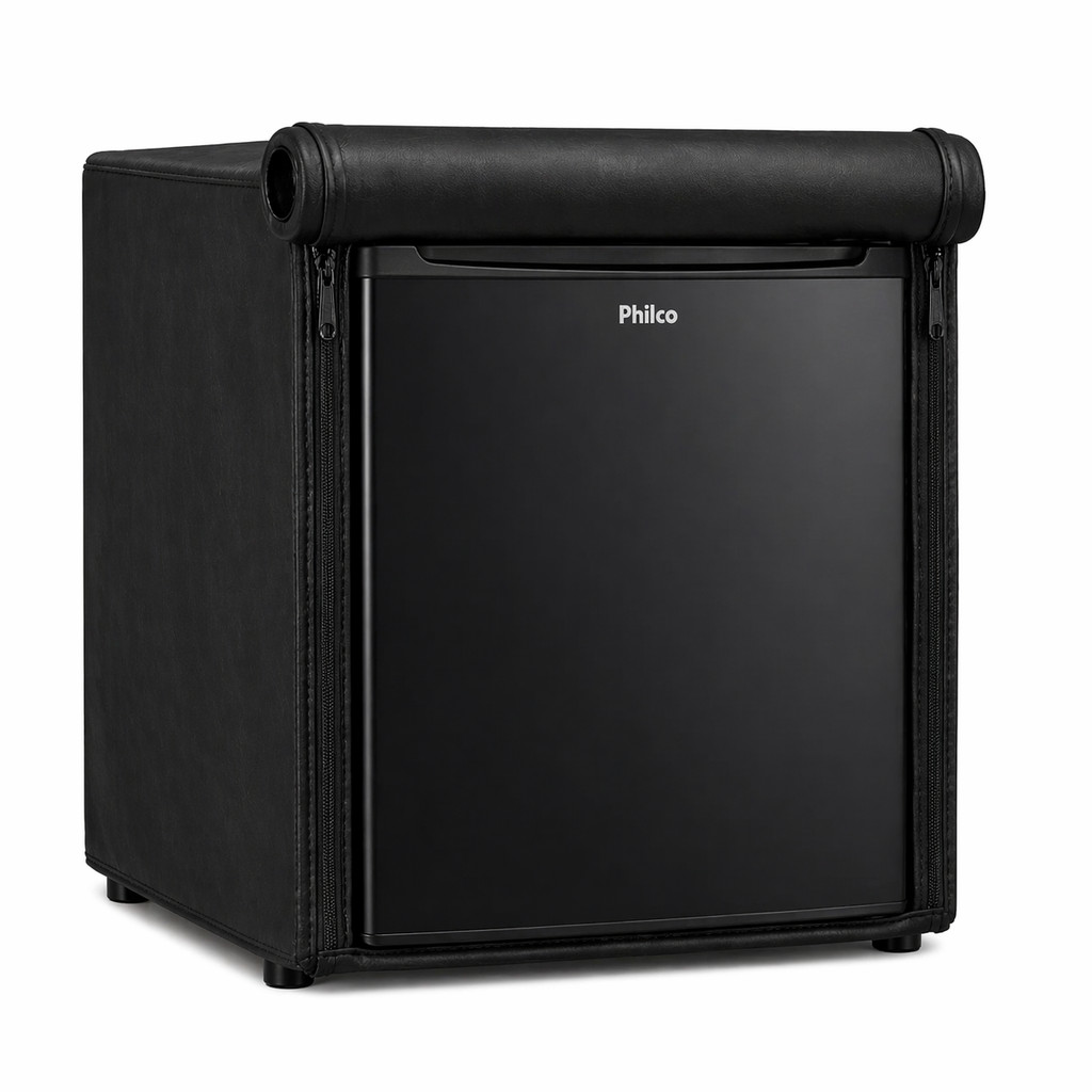 Capa Para Frigobar Philco 45L - PFG5P - Corino Preto