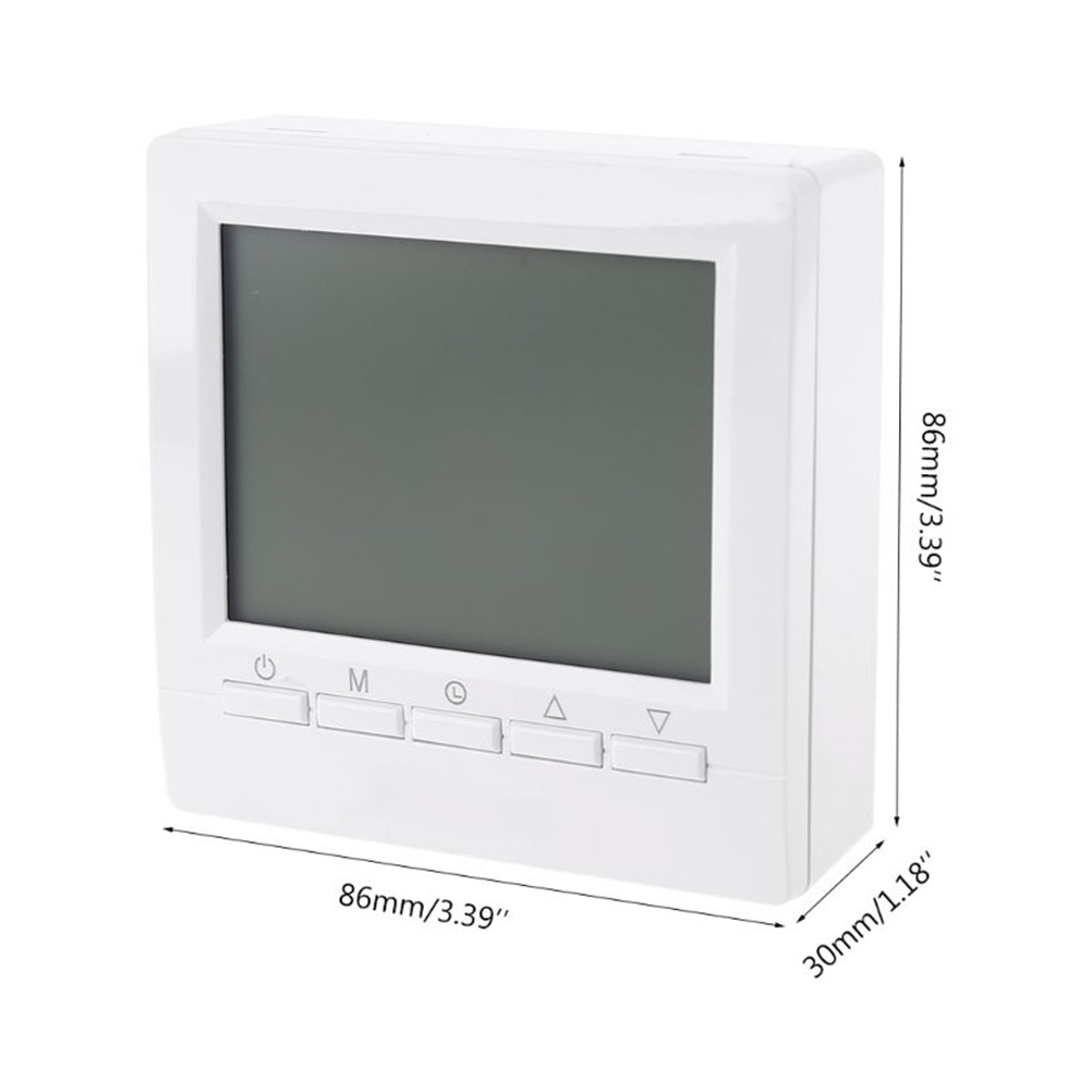 [EPAY] Termostato Digital Eletrônico Com Display LCD Inteligente Montado Na Parede Controlador De Temperatura De Aquecim
