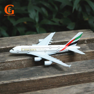 Emirates Airbus A380 15cm Modelo de Avião A380 em Metal Fundido para Coleção, Decoração, Brinquedo, Souvenir PVHN