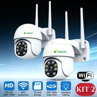 Câmera De Segurança Infravermelha À Prova D'água Com 360 ° Luz LED Externa Sem Fio , Aplicativo Wi-Fi 2.4G V720