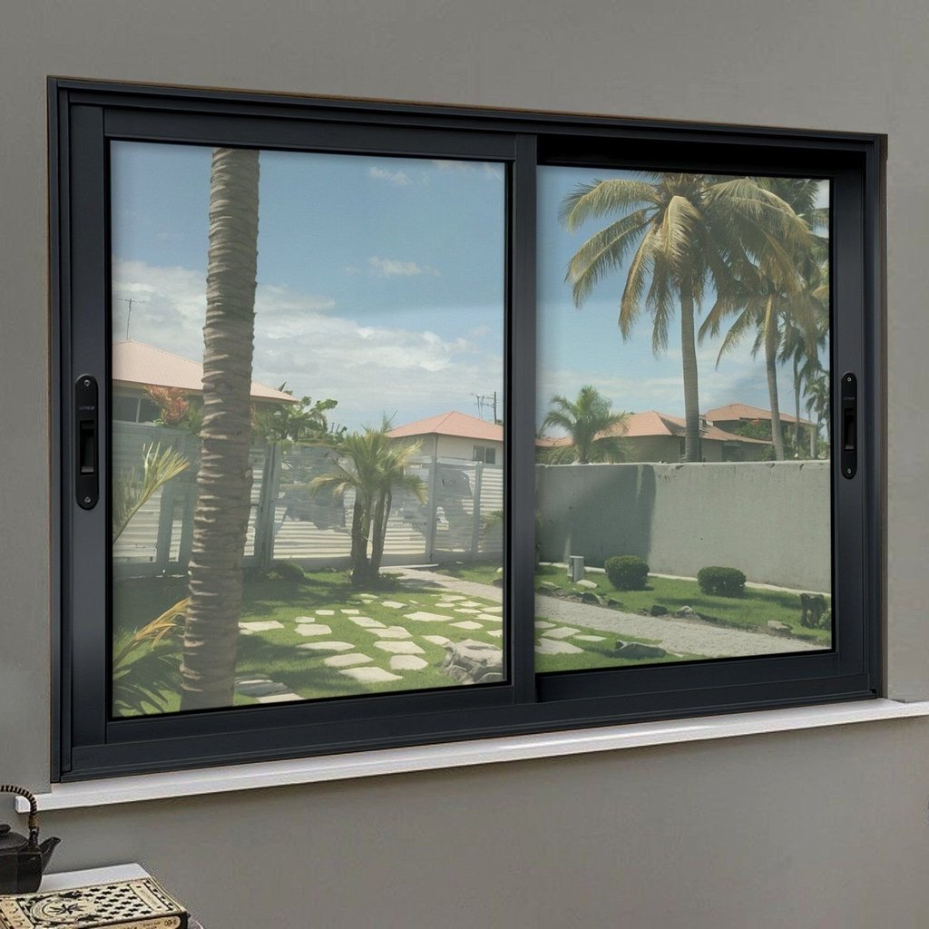 Janela Elite 2 Folhas Moveis 120 X 120 Vidro Liso