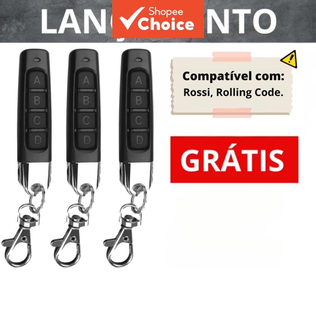 Kit de Controle Eletrônico 4 em 1 para Porta com Controle Remoto Original
