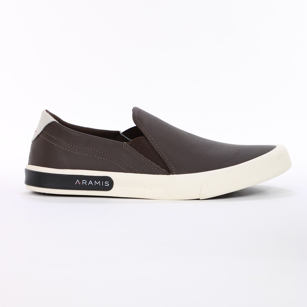 Tênis Aramis Stripe Slip On Marrom - Masculino
