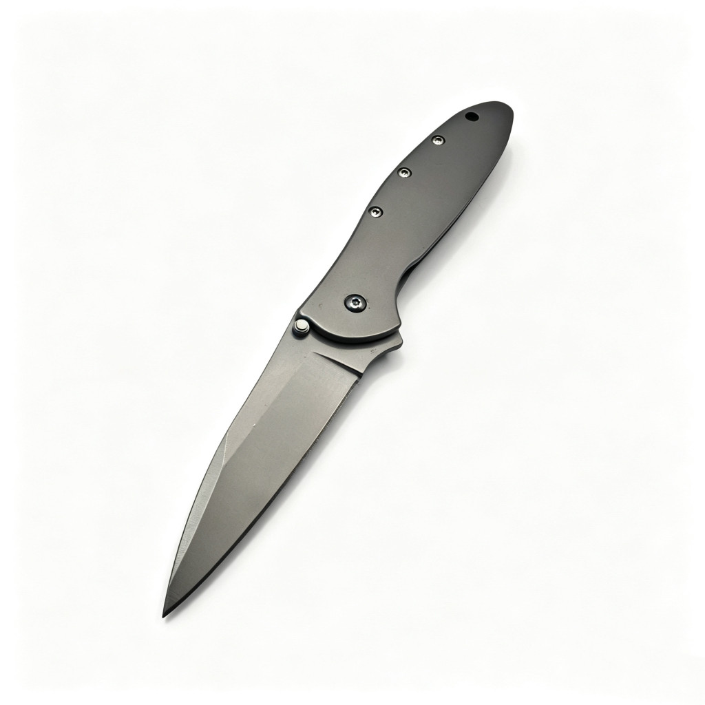 Canivete Top Semi Automatico Com Clip e Trava Aço D2 KER1660 KNIFE MATRIX
