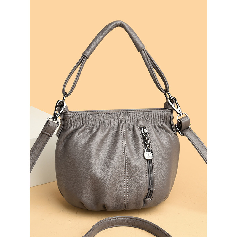 Guinness canguru bolsa feminina de couro genuíno, bolsa genuína de meia-idade, bolsa mensageiro de ombro, bolsa pequena