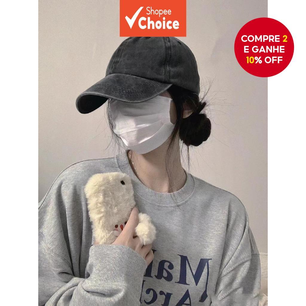 Boné De Beisebol Feminino Lavado Vintage , Proteção Solar E Ajuste Ajustável Para Athleisure Uso Diário