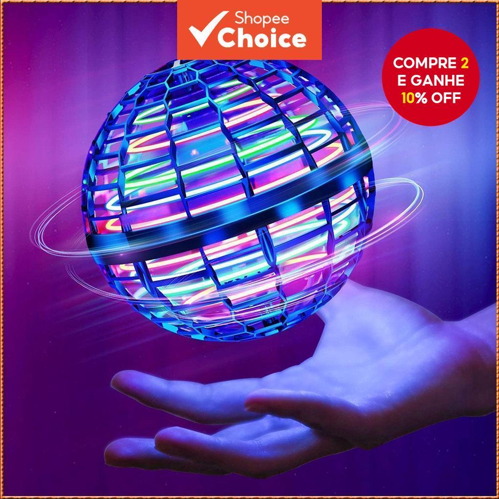 UFO Indução Inteligente Boomerang Bola Mágica Voadora Levitação Dedo Luz Brinquedos Ao Ar Livre Das Crianças