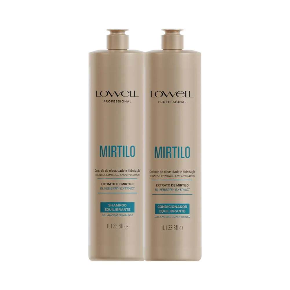 Kit Lowell Shampoo + Condicionador Mirtilo Equilibrante 240ml em Oferta na Shopee