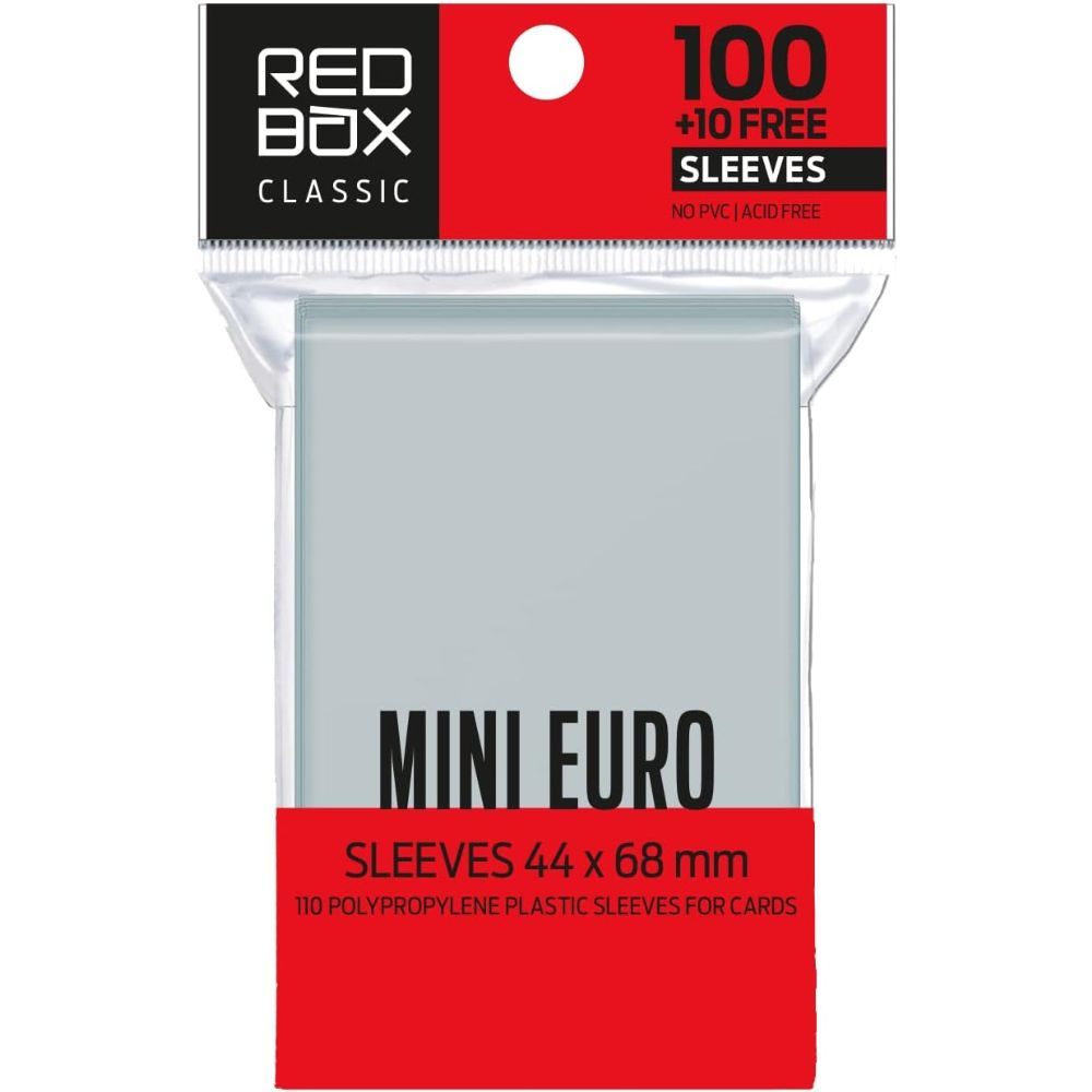 Sleeve Classic: MINI-EURO 44x68mm Redbox Buro 110 Unids