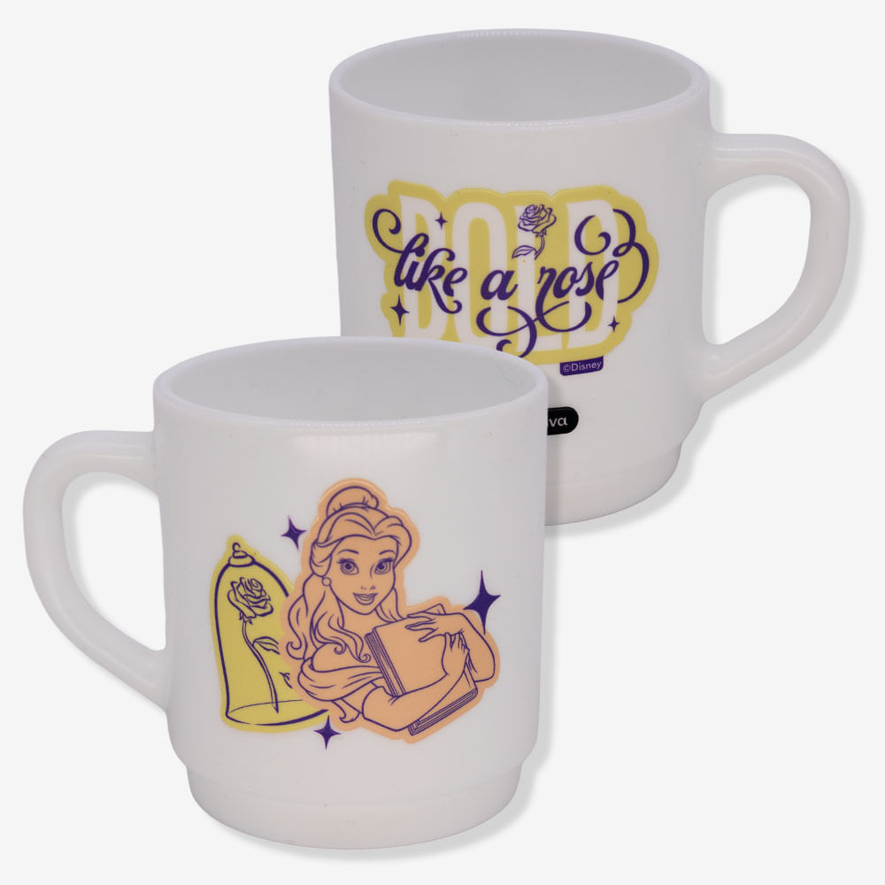 Detalhes do Caneca Snow Bela – Disney