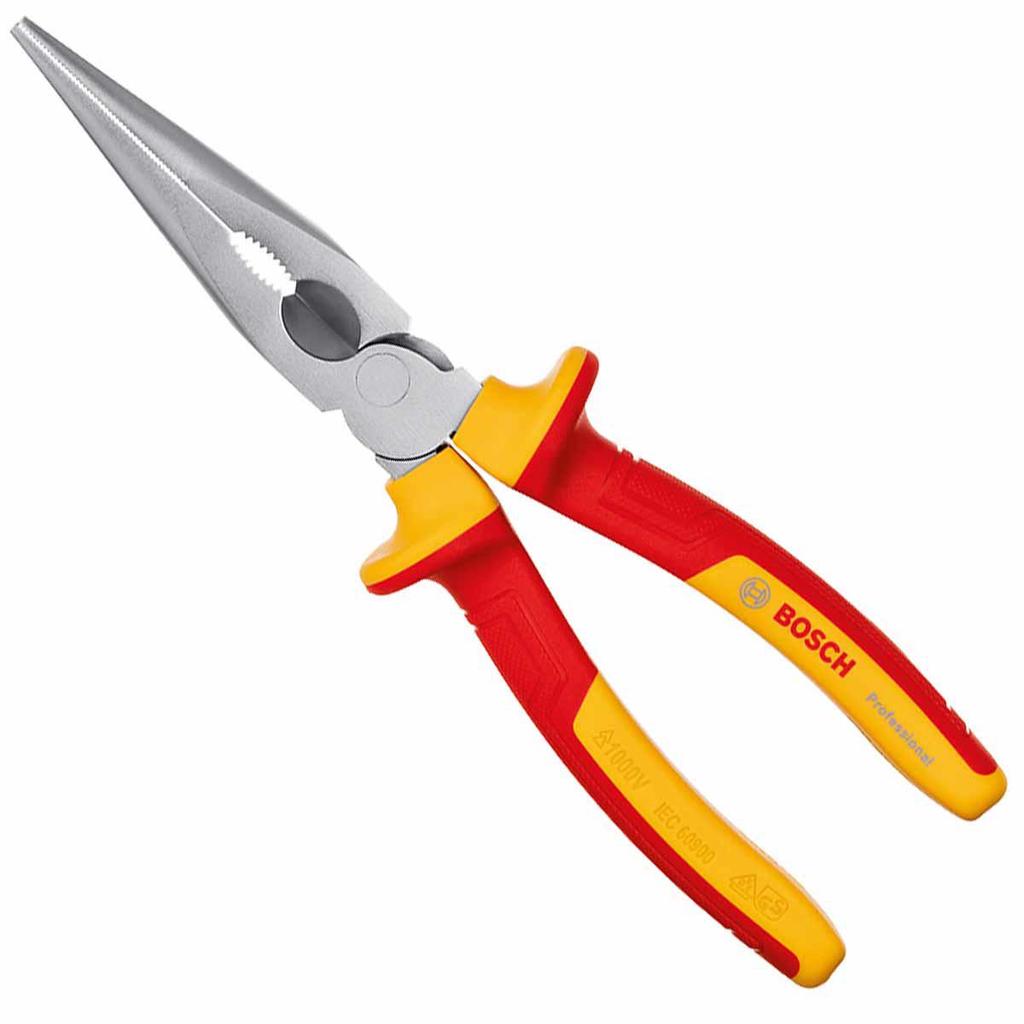Alicate de Pontas Retas Isolado VDE 1000V 200mm (1600A02NE3000) - Bosch