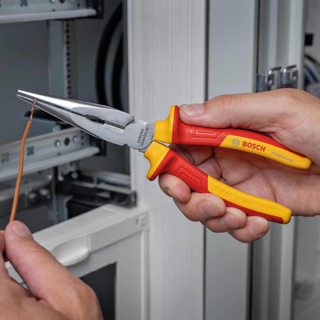 Alicate de Pontas Retas Isolado VDE 1000V 200mm (1600A02NE3000) - Bosch · foto 2