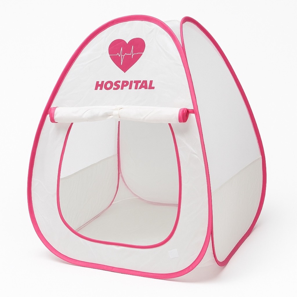 Barraca Toca Cabana infantil Dobrável tema Hospital