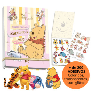 Caderno de Adesivos Ursinho Pooh - DAC