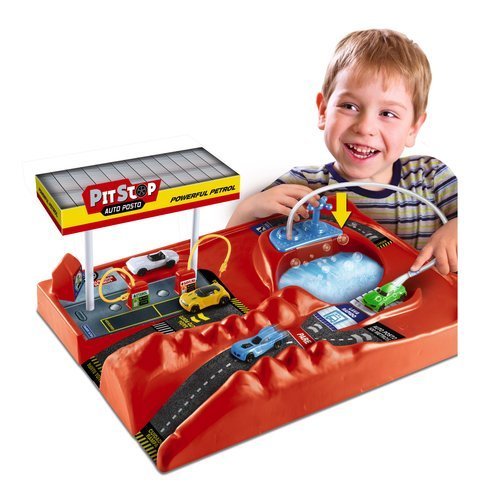 Pista Pit Stop Com 2 Carrinhos Miniatura