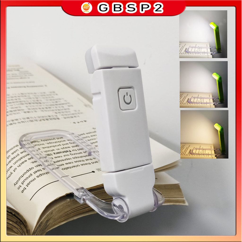 Luz Led Proteção Ocular Recarregável Usb Presa Ao Livro USB Clipe De Proteção Para Os Olhos Marcador Portátil