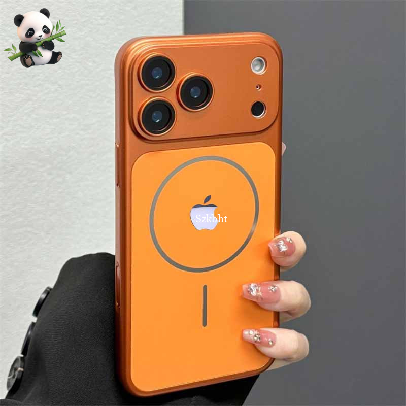 Para Magsafe Original Fosco Caso Luz Fina iPhone 17 16 15 14 13 Pro Max Forte Magnético Capa Traseira em Oferta na Shopee