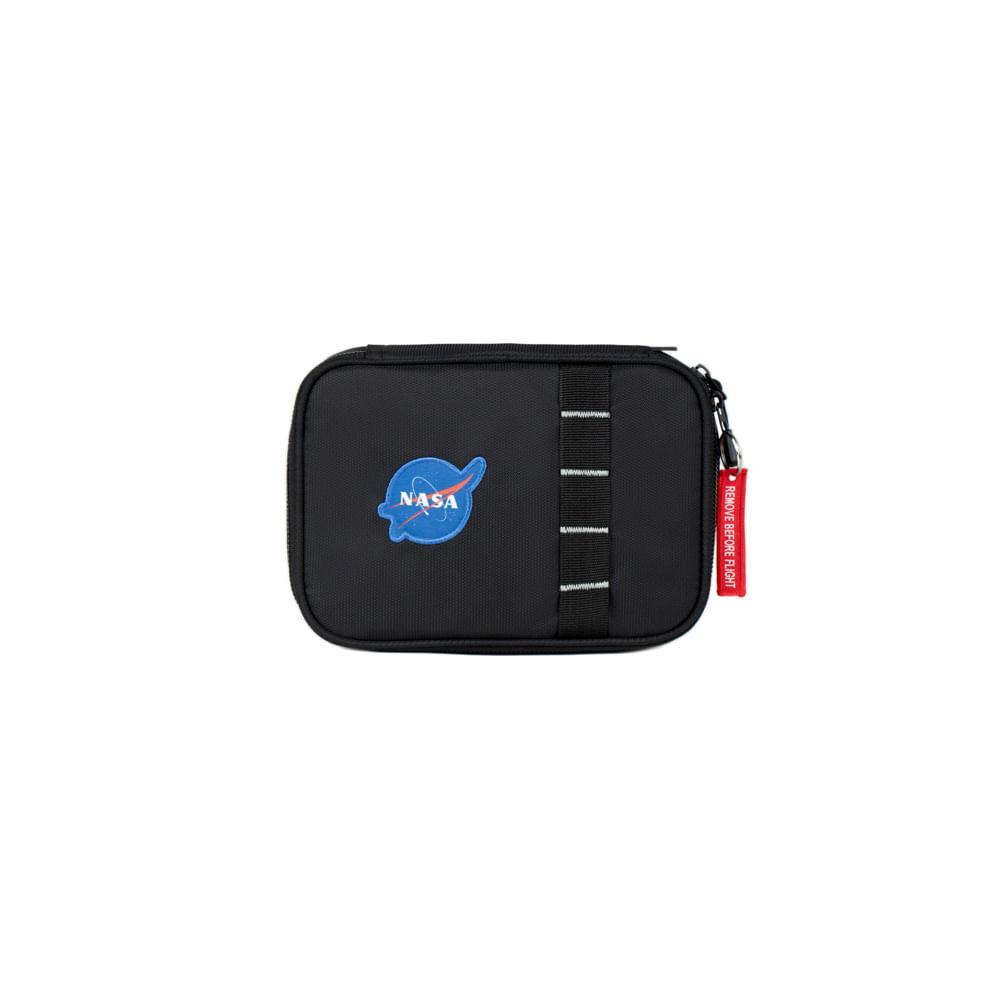 Estojo Box Masculino Grande Espacial Nasa Preto em Oferta na Shopee