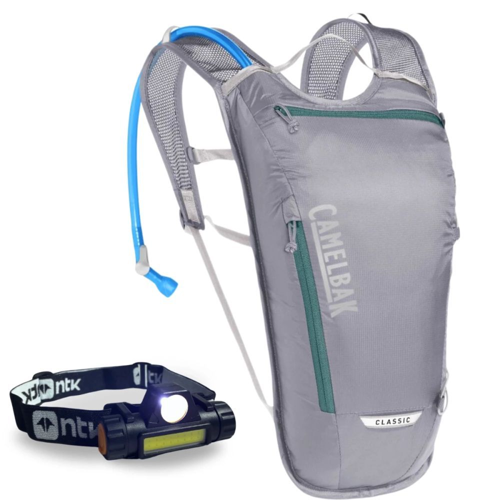 Lanterna de Cabeça Fenix Xt Led + Mochila Hidratação 2l Camelbak Classic