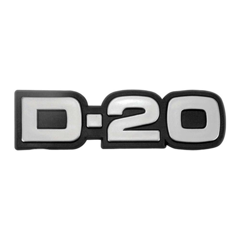 Emblema D20 da Tampa e Paralama D20 83 84 85 86 87 88 89 90 91 92 93 94 95 96 Prata