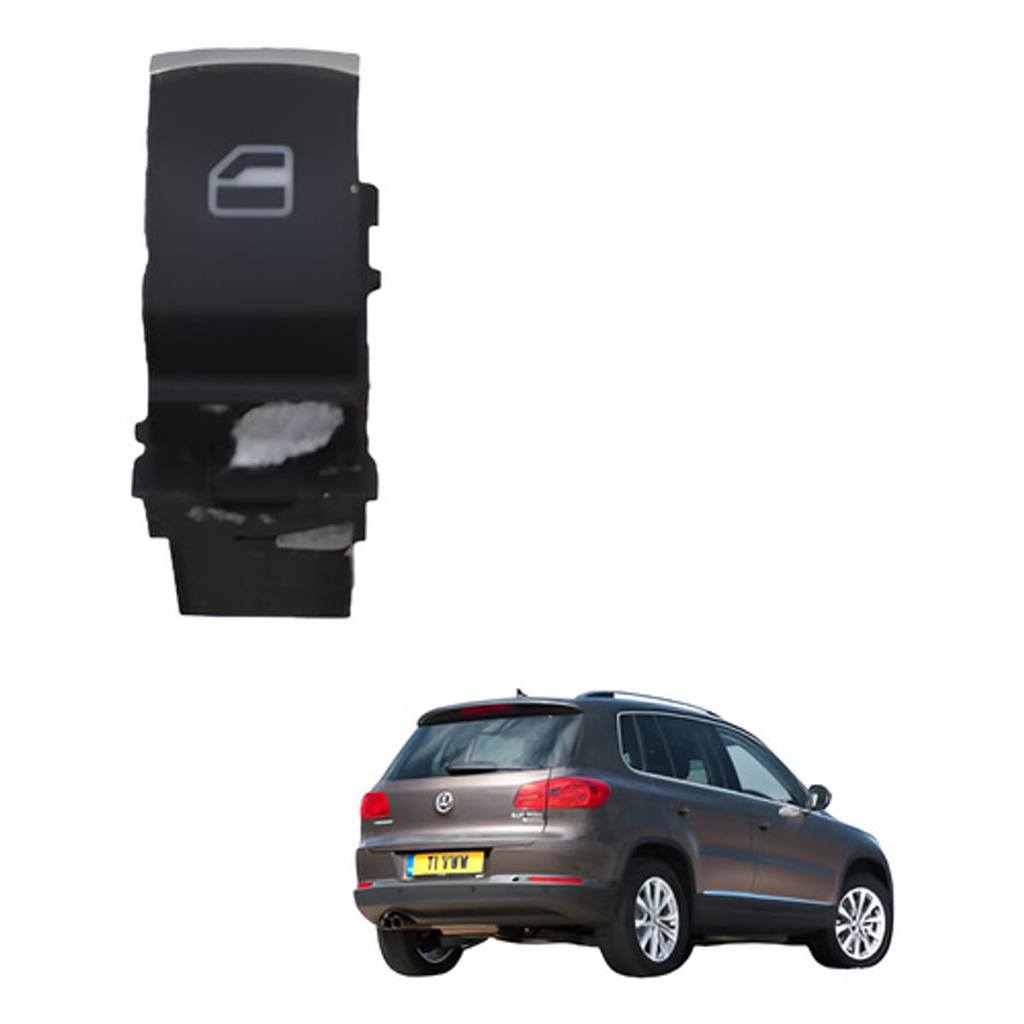 Moldura Botao Comando Vidro Elétrico Vw Tiguan 2012