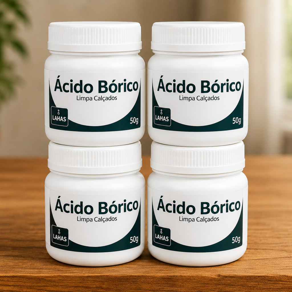 Bórico Multiuso 50g Limpa Tudo Clareia Sola Revive Tênis Branco Encardido Limpeza Sneaker