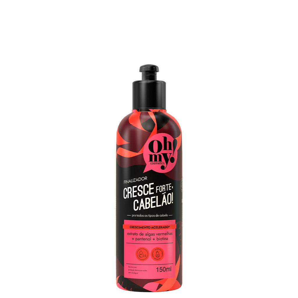 Finalizador Cresce forte, cabelão! 150g Oh My | Crescimento acelerado pra todos os tipos de cabelo