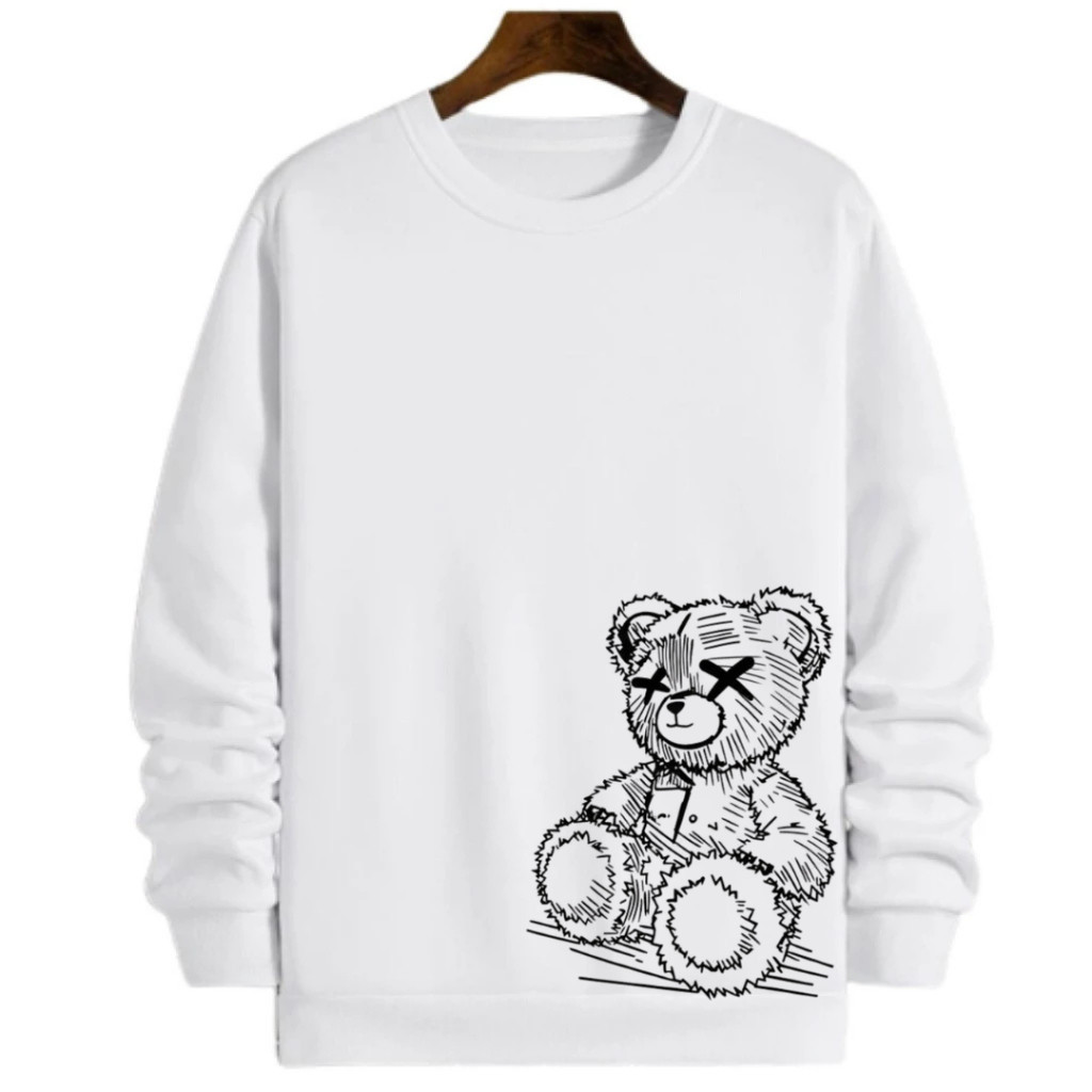 Moletom Masculino Careca Blusa de Frio Estiloso e Confortável Algodão Flanelado Casaco Moletom Street