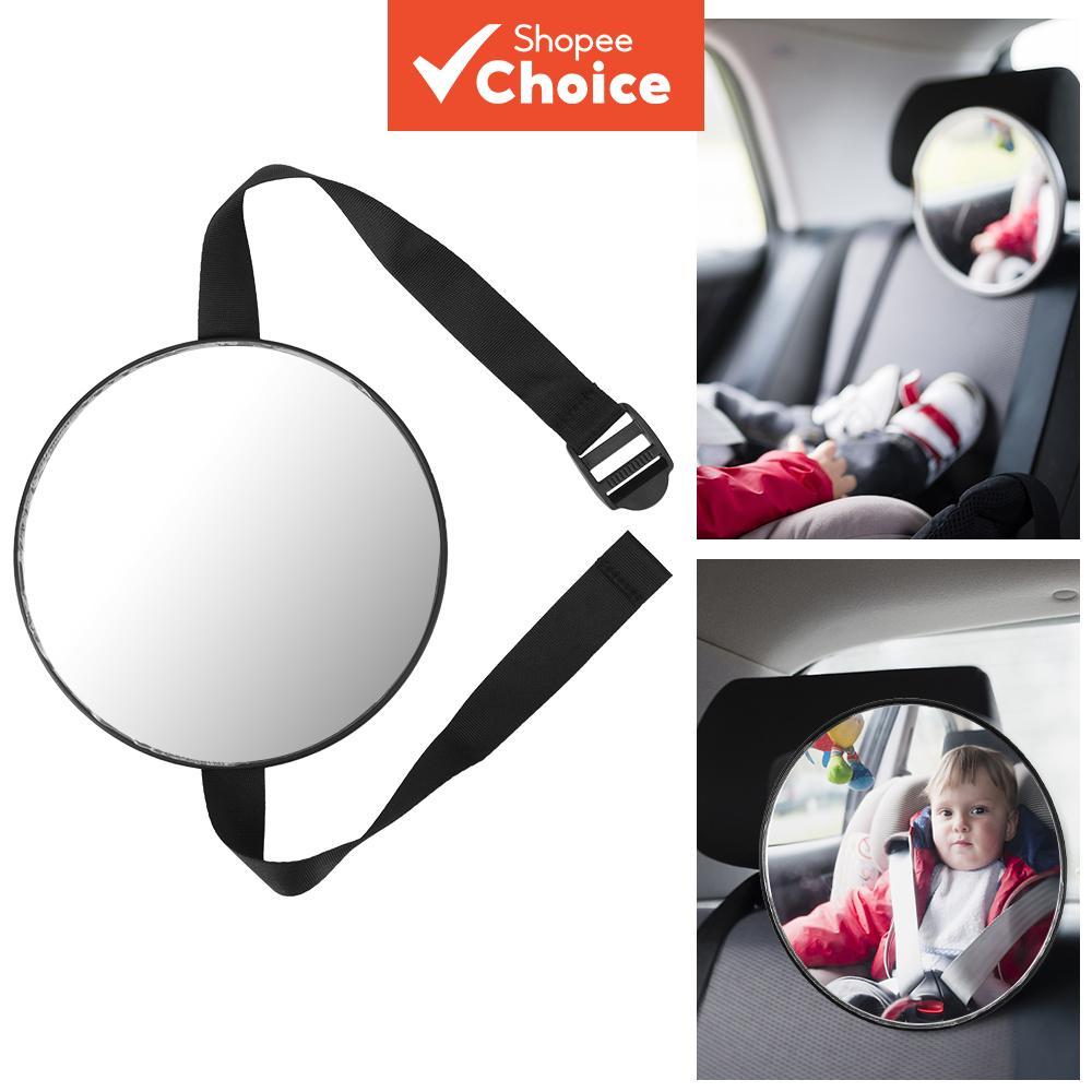Carro Bebê Espelho Convexo Banco Traseiro Retrovisor Voltado Para Monitor De Segurança