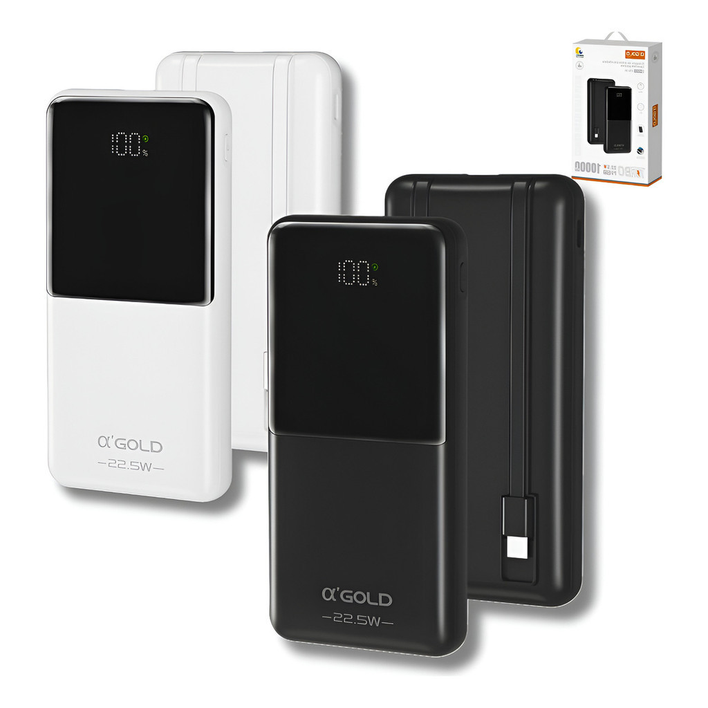 Carregador Portátil Power Bank 10000 Display Led Super Turbo