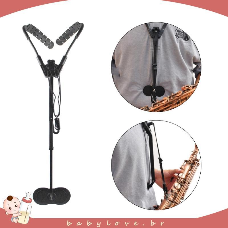 BABYLOVE Sax Dois Alça Ombro Soprano Saxofone Correias Dupla
