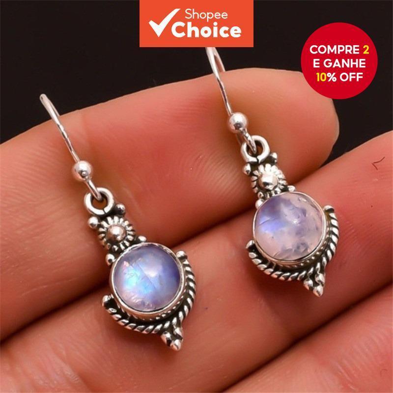 Brinco Pedra da Lua: Onde Comprar | BuscaProdutos